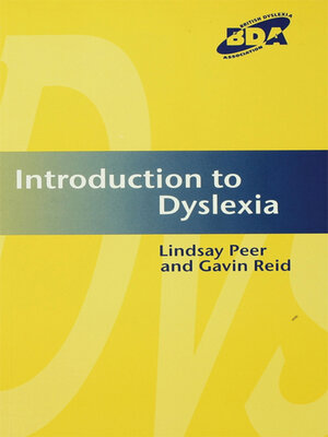 cover image of Introduction to Dyslexia